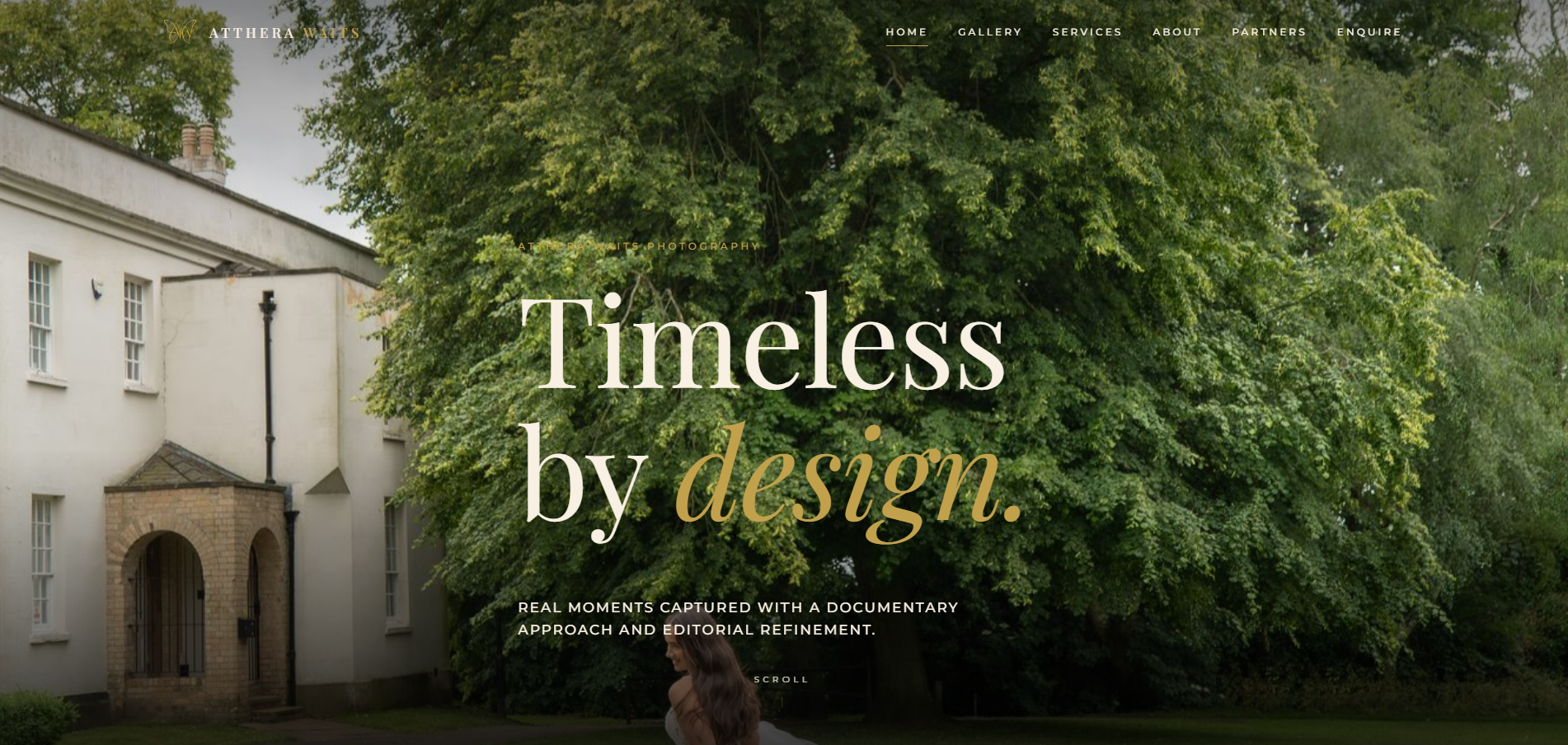Atthera Waits Photography website built by Eves Systems